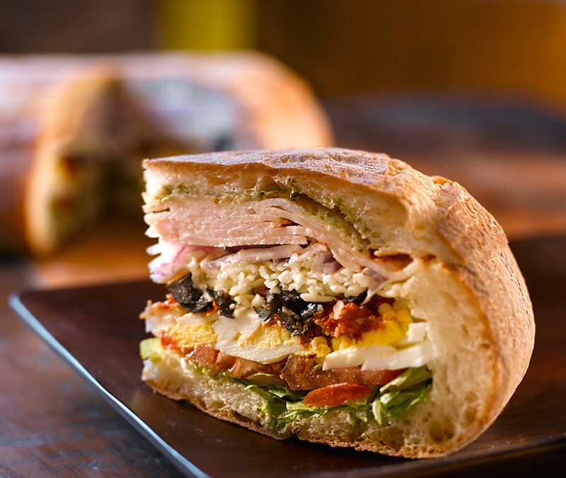 Egg Muffuletta Sandwich