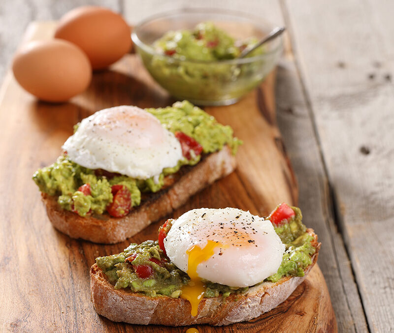 Avocado Toast with Poached Eggs