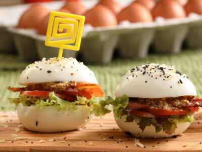 BLT egg sliders